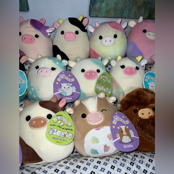 Squishmallows Cow bundle of 19 different squaihmallow cows - Picture 6 of 8